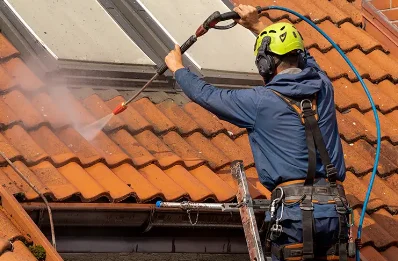 Démoussage et hydrofuge de toiture aux Salelles